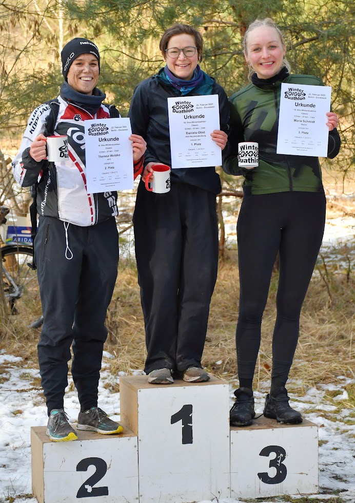 2025 Sisu Winterduathlon Podest classic Frauen