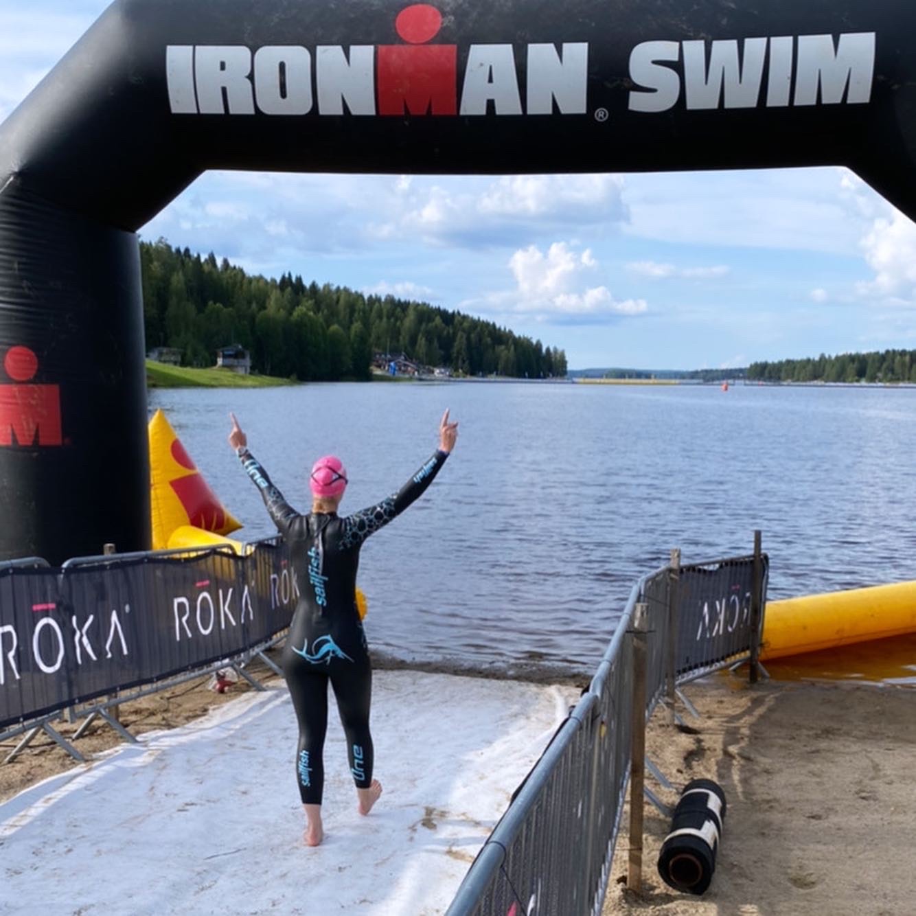 2021 Ironman Finnland Maria Blauth Schwimmen